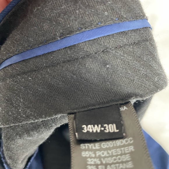 Men’s navy dress pants, size 34 by 31 - Picture 4 of 8